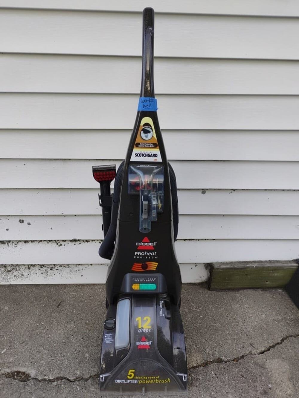 BISSELL ProHeat Clearview Plus Carpet Cleaner 12 Amp 5 Powerbrush Titanium.